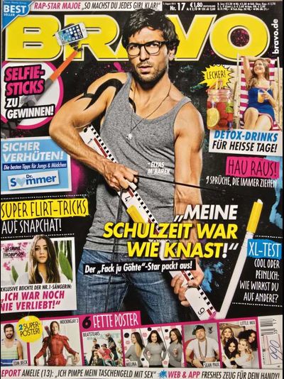 Bravo Magazine Issue 17 2015 Elyas M'Barek, Majoe, Tom Beck, Beatsteaks, Melina, Sean Paul Litle Mix