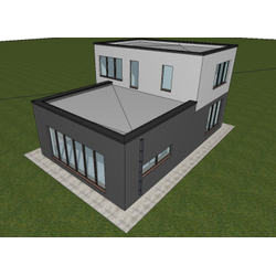 Двухэтажный дом с тремя спальнями 126м² (S107)