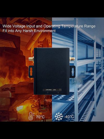 DE/H927EU Уличный 4G/3G роутер для систем видеонаблюдения, металлический корпус WiFi (b/g/n) до 150 Мбит/с (LAN*1)