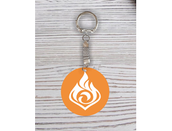 Гравированный брелок Genshin Impact, Геншин Импакт №10