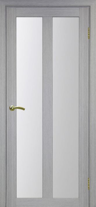 Межкомнатная дверь "Турин-521.22" дуб серый (стекло сатинато)