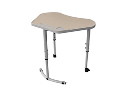 Школьный стол трапеция ШСТ69 столешница МДФ с литой кромкой