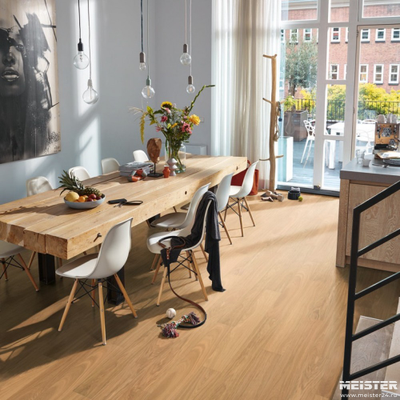 Паркетная доска PS 300 Residence Meister Дуб Гармония 8027 в интерьере
