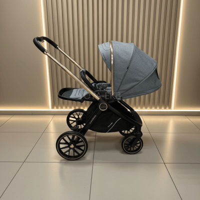 Детская коляска Luxmom 788 (реверсивный блок) Серый