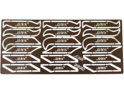 Jas: Набор скрайберов к цанговому зажиму (0,2 мм, 18 шт)