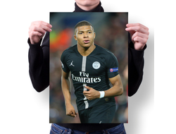 Плакат Kylian Mbappe Lottin, Килиан Мбаппе Лоттен №12