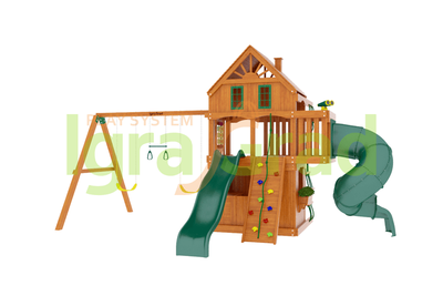 Детская площадка IgraGrad Шато 2 с трубой (Домик) купить в Воронеже