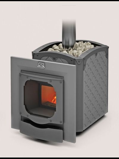 Печь банная Теплодар Былина 18 чугунная панорама