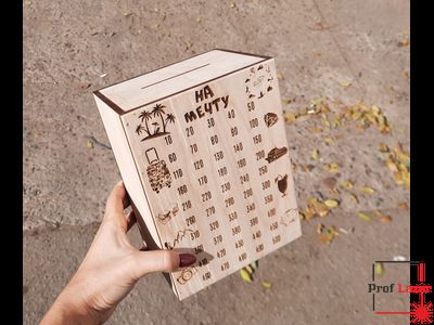 Копилка из дерева "На мечту"