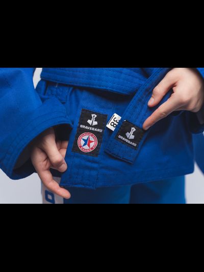 Куртка для самбо ВФС BRAVEGARD Победа Junior синяя