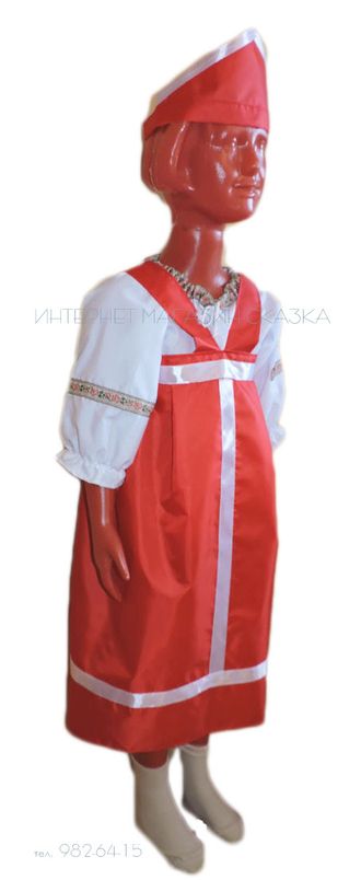 Детский русский народный костюм сарафан купить для девочки (30*60)