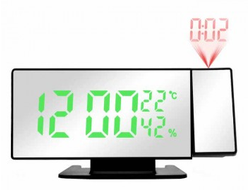 часы проекционные+дата+температура+влажность VST-896S/4 (ярко-зеленый)