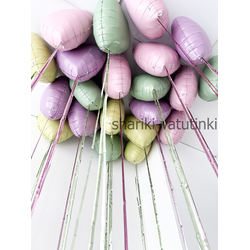 Шары сердца с дождиком