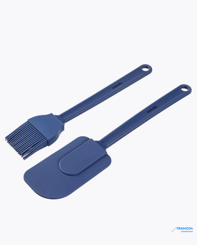 КУЛИНАРНЫЙ НАБОР: КИСТОЧКА+ЛОПАТКА, СИЛИКОН, SATOSHI  884-455