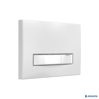 Кнопка AQUAZIA для инсталляции ATOM Line (Белая/Хром глянец)