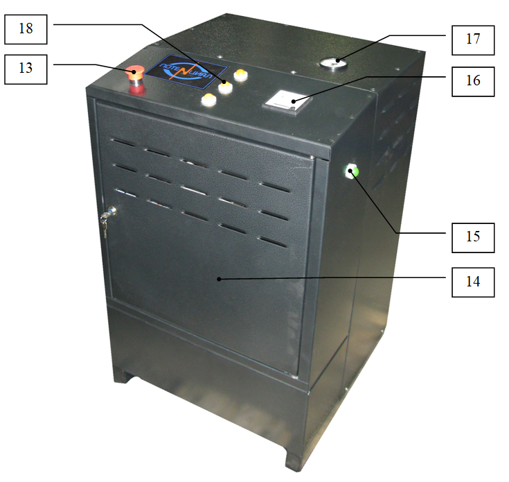 Лицевая панель парогенератора ПЭЭ-15