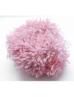 Тычинки Сахарные около 85 нитей , цвет розовый теплый