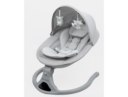 Электрокачеля Amarobaby Funny Swing Серая