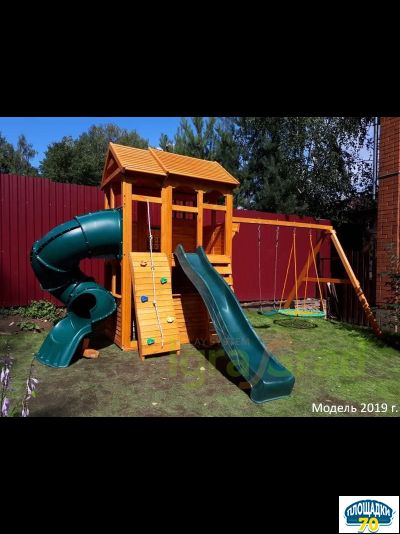 Детская площадка IgraGrad Клубный домик 2 с трубой