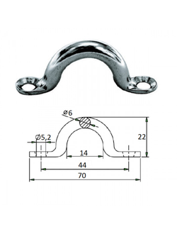 Обушок 6х57мм сталь