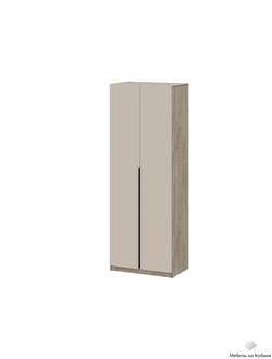 ШК 5 800 шкаф двустворчатый распашной Дуб Эндгрейн/Меланж