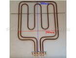 ТЭН духовки 800w+1800w,  верхний ДеЛюкс (Deluxe) 290×380 TDE339