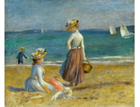 Фигуры на пляже, по мотивам картины П. О. Ренуара (алмазная мозаика) mz-ml-my-mp-msm avmn
