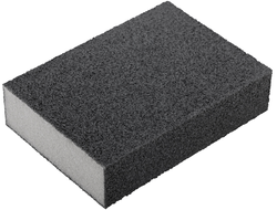 Губка шлифовальная алюминий-оксидная, 100х70х25 мм, средняя жесткость Р 60/ Р 100 FIT 38367