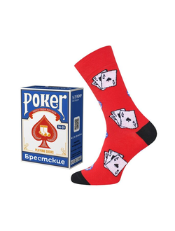 Носки хлопок Брестские Poker 21C 4200 рис. 095