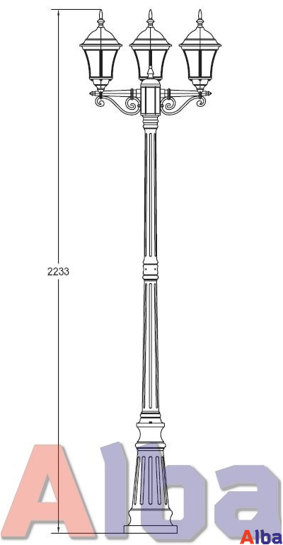 Astoria 1s GB B 309 Парковый светильник