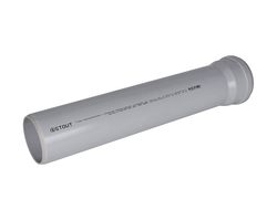 Труба канализационная STOUT 110х500 бесшумная (Арт. SKB-0002-011050)