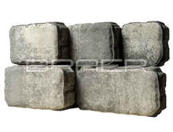 Тротуарная плитка Ривьера сolor mix туман 60 мм Браер