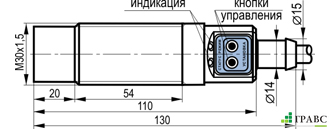 Датчик уровня CSN EF89P5-863-20-L программируемый