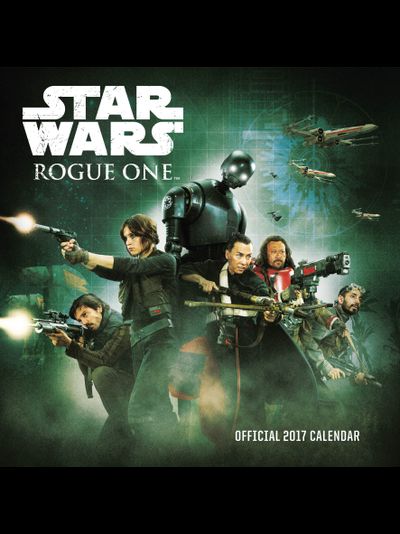 Star Wars Rogue One Official Календарь 2017 ИНОСТРАННЫЕ ПЕРЕКИДНЫЕ КАЛЕНДАРИ 2017, Star Wars Rogue O
