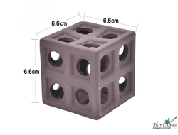 Грот-укрытие керамическое "Кубик" 65*65*65 мм