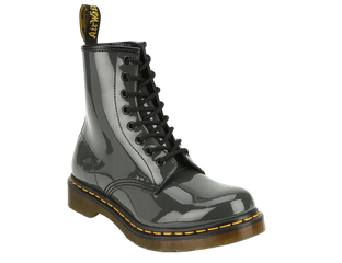 Grey patent online dr martens