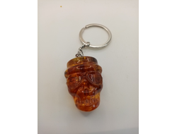 Брелок череп плоский большой.