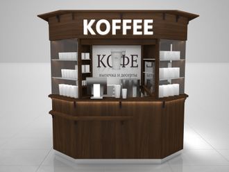 Кофе киоск PC4 для продажи кофе и чая на вынос