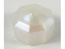 Rock 1 x 1 Jewel Octagonal, Satin Trans-Clear (65092 / 6287309)