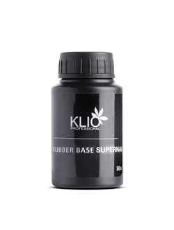 База Supernail Rubber Base LED/UF с узким горлышком KLIO 30 мл