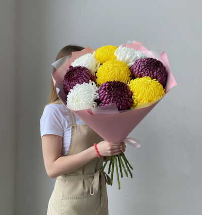 Букет моно цветов № 566