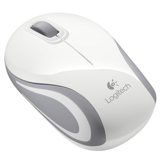 Мышь компьютерная Logitech (910-002735) Wireless Mini Mouse M187, белый