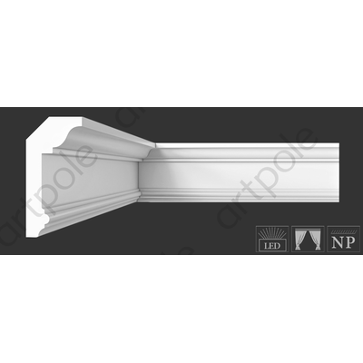 Карниз гладкий S6K7