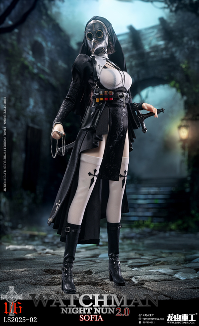ПРЕДЗАКАЗ - Боевая монахиня София (делюкс версия) - Коллекционная фигурка 1/6 Redemption of the Night Sophia Deluxe Edition (LS2025-02A) - Longshan ?ЦЕНА: 35700 РУБ.?
