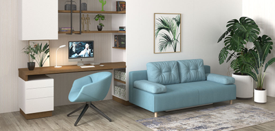 ДВУСПАЛЬНЫЙ КОМПАКТНЫЙ ДИВАН-КРОВАТЬ КАИР, ПРОЧНЫЙ КАРКАС ФАНЕРА, СО СПАЛЬНЫМ МЕСТОМ И МЕХАНИЗМОМ ЕВРОКНИЖКА НЕДОРОГО