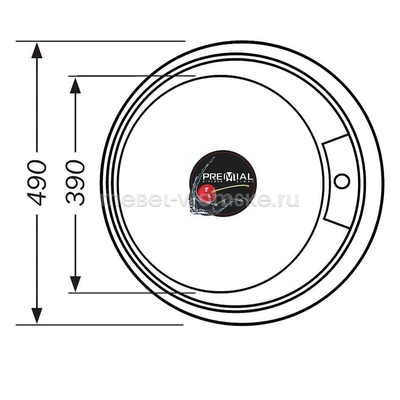 Мойка врезная PREMIAL- PL4949