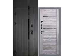 Входная дверь Сити с панелью PSK-1 Ривьера грей