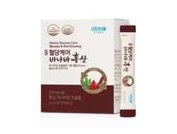 Банаба и Женьшень для снижения сахара в крови 30 стиков  Atomy Glucose Care Banaba & Red Ginseng