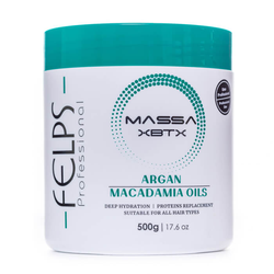 Ботокс для волос блонд Felps Massa Blue, с синим пигментом, 500 гр.