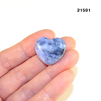 Содалит натуральный (сердце) арт.21591: 5,6г - 20*23*9мм